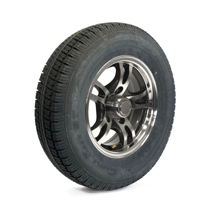 Pneu et Jante Pneu Radial 175/80R13 6 plis 1360 lbs Castle Rock et jante 13