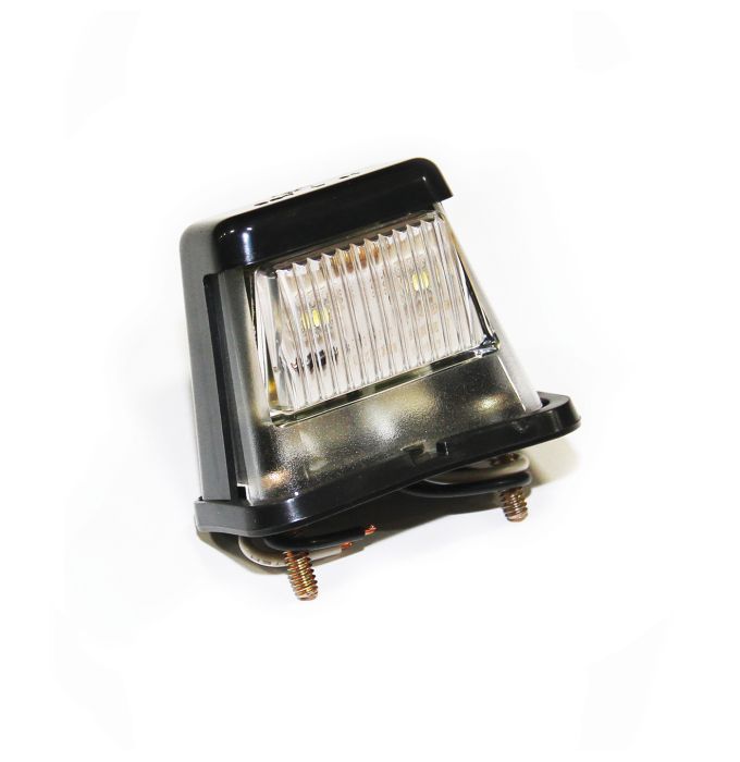 Licence Lumière de licence LED 2 diodes 12V plastique chez Voiturettes Experts