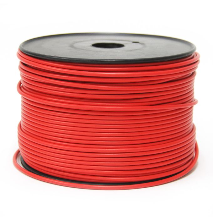 Fil électrique simple Fil 1 brin 14 GA rouge 500' SMARTOW chez Voiturettes Experts