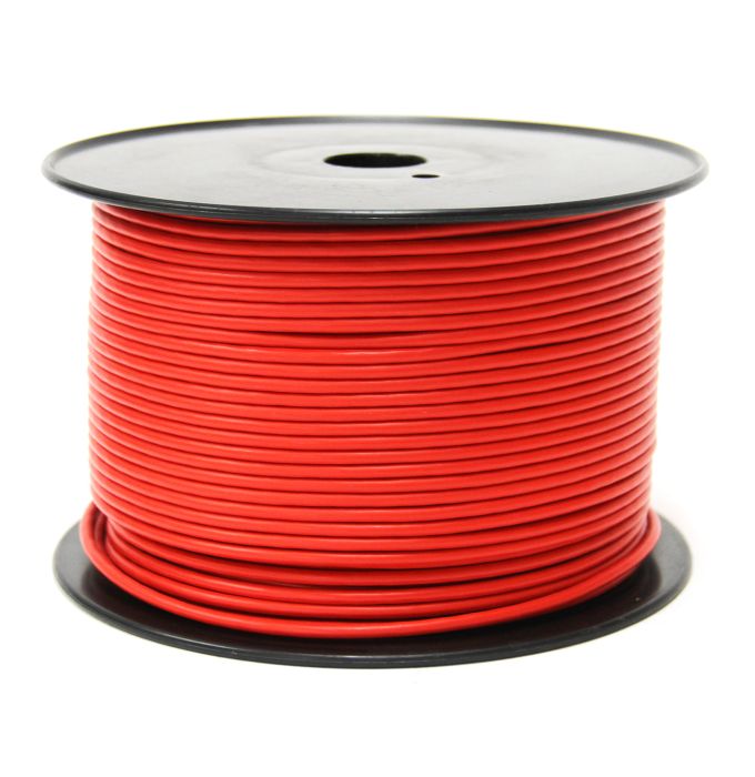 Fil électrique simple Fil 1 brin 12 GA rouge 500' SMARTOW chez Voiturettes Experts