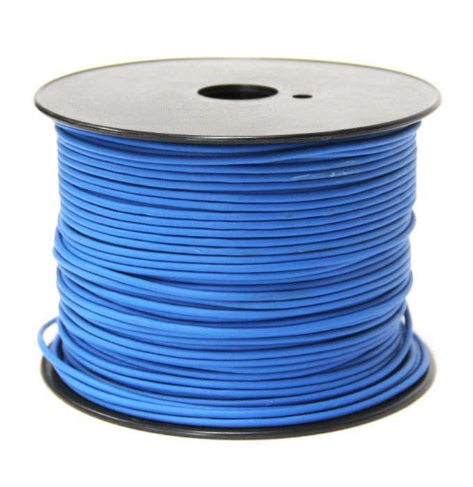 Fil électrique simple Fil 1 brin 16 GA bleu 500' SMARTOW chez Voiturettes Experts