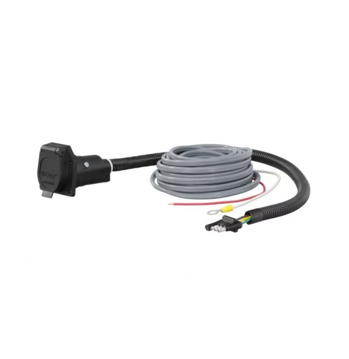 Adaptateur Adaptateur 4 brins plats (auto) à 7 brins plats (remorque) et co chez Voiturettes Experts