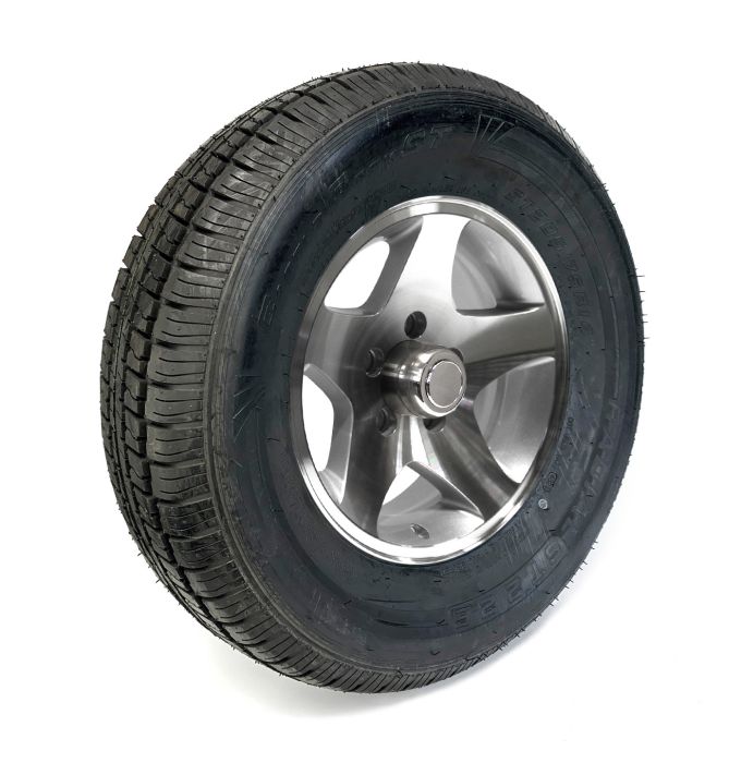 Remorque Pneu radial 205/75R14 8 plis 2040 lbs Castle Rock et jante 14