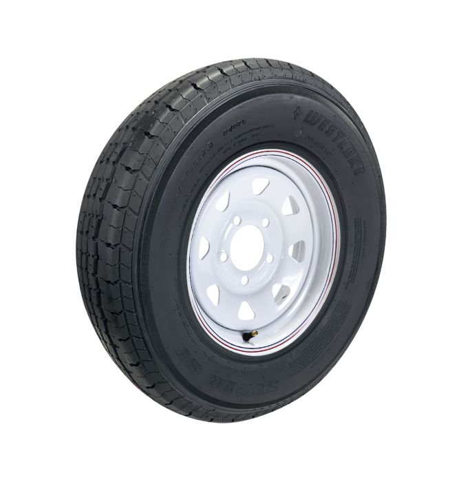 Remorque Pneu Radial 175/80R13 6 plis 1360 lbs Westlake et jante 13