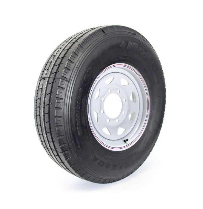 Remorque Pneu radial 235/80R16 14 plis 4080 lbs Westlake et jante 16